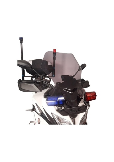 GP Kompozit Yamaha MT-09 Tracer 2018-2020 Uyumlu Ön Cam Füme 58 cm