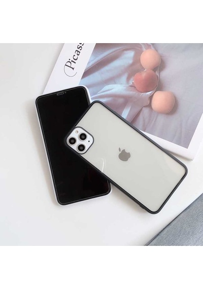 Apple Uyumlu iPhone 11 Pro Max Kılıf Zore Endi Kapak-Siyah