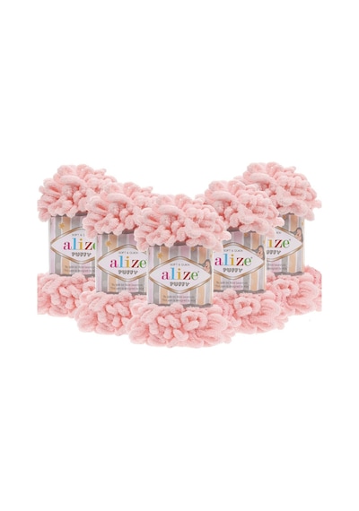 90x90 Bebek Battaniyesi İçin 6 Adet Puffy Pudra Pembe 340
