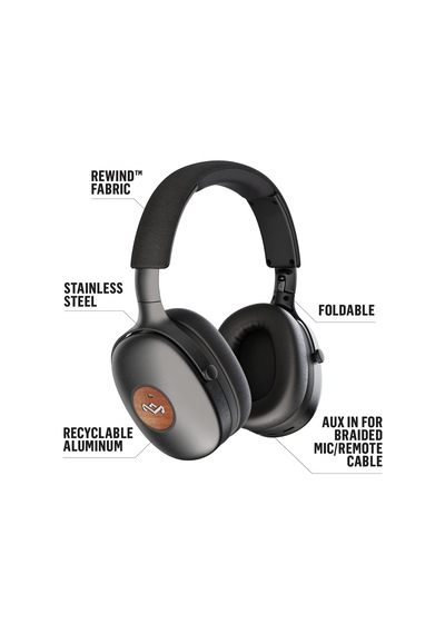 Tr Positive Vibration Xl Anc Kulak Üstü Gürültü Önleyici Kulaklık Kablosuz Bluetooth - Sürdürülebilir Malzemel