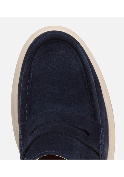 Hotiç Erkek Süet Deri Lacivert Kalın Tabanlı Günlük Loafer 02ayh319370a680 02ayh319370a680