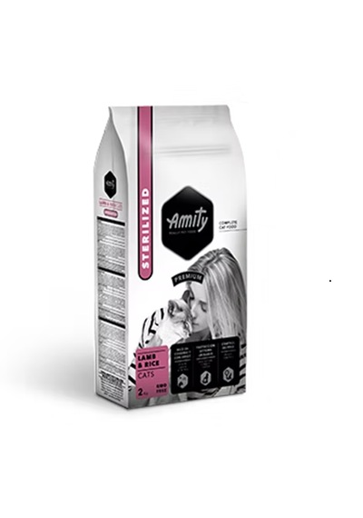 Amity Premium Kısırlaştırılmış Kuzu Etli Kedi Maması 10 Kg