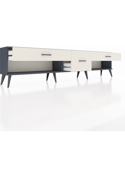 Arges Tv Ünitesi 3 Çekmeceli 220x30x51 Antrasit-antrasit/aytaşı Antrasıt/aytası - Antrasıt Arges Tv Ünitesi 3 Çekmeceli 220x30x51 Antrasit-antrasit/aytaşı Antrasıt/aytası - Antrasıt
