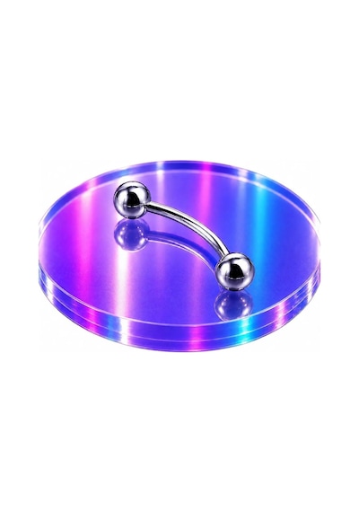 Titanyum Piercing Kaş Rook Kulak Anti Tragus Snug Daith Surface Forward Helix Flat Nipple Conch Angel Bites Septum Vertical Labret çok renkli