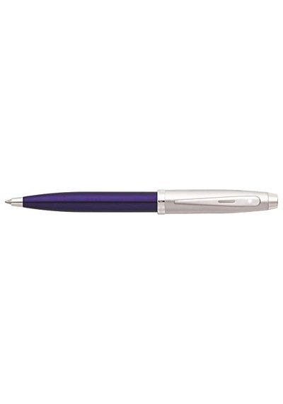 9308-2 Sheaffer 100 Tükenmez Kalem Mavi - Krom Genel