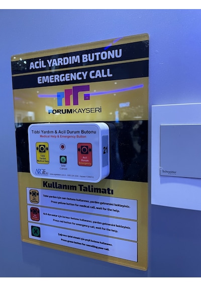 Kablosuz Tıbbi Yardım Ve Acil Durum Butonu