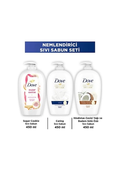 Dove Nemlendirici Sıvı Sabun Seti 3 Lü PKT.DOVE.037 Diğer