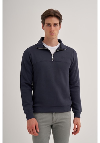 Cazador 56180 Erkek Dik Yaka Sweat S.blue