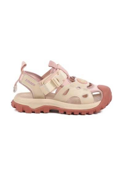 Guja Pembe Cırtlı Hafif Unisex Çocuk Spor Sandalet 25y614 F Pembe