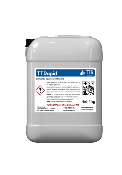 Ttrapid Sertleşmeyi Hızlandırıcı Beton Katkısı-5 Kg