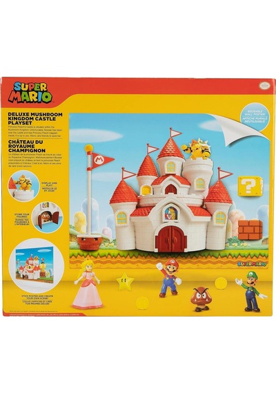 Nintendo Super Mario Deluxe Mantar Krallığı Kalesi Oyun Seti