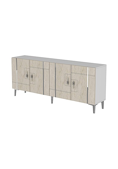 Ka1842bts Made Konsol Ve Tv Sehpası Beyaz-traverten-sılver 180cm Beyaz - Traverten - Gümüş Ka1842bts Made Konsol Ve Tv Sehpası Beyaz-traverten-sılver 180cm Beyaz - Traverten - Gümüş