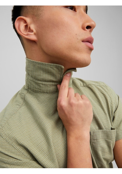 Jack & Jones Jack&jones Kısa Kollu Yağ Yeşili Erkek Gömlek 12235362 001