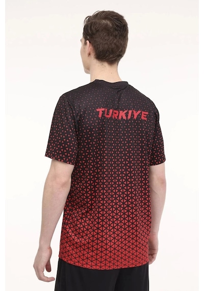 Lotto Türkiye M-ally Tee 4fx Kırmızı Erkek Kısa Kol T-shirt Siyah