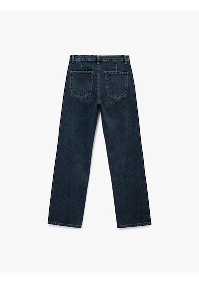 Koton Normal Bel Uzun Paça Straight Fit Jean Pantolon - Straight Fit Jean Green Cast 6wal40192md Yeşil Koton Normal Bel Uzun Paça Straight Fit Jean Pantolon - Straight Fit Jean Green Cast 6wal40192md Yeşil