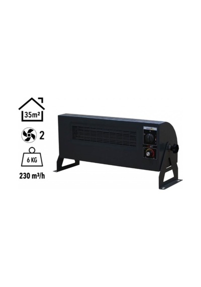 Vortex 3000w Monofaze Elektrikli Fanlı Isıtıcı Füme