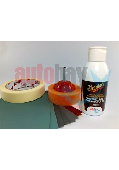 Meguiars 12310 Plastx Far Temizleyici Ve Parlatıcı Seti