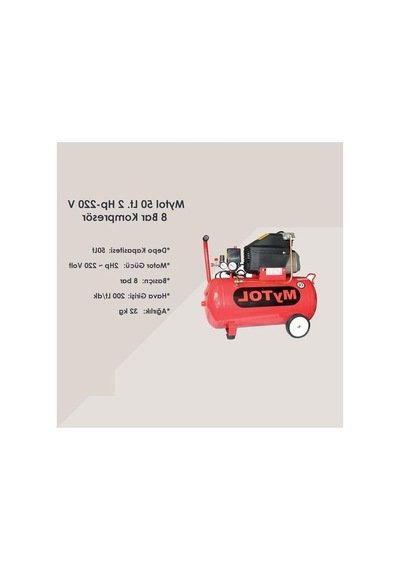 50 Lt 2 Hp Kompresör, Pratik Kullanım İçin Uygun