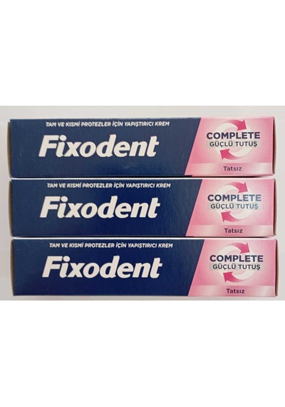 Complete Diş Protez Yapıştırıcı Aromasız 47g X3 Adet