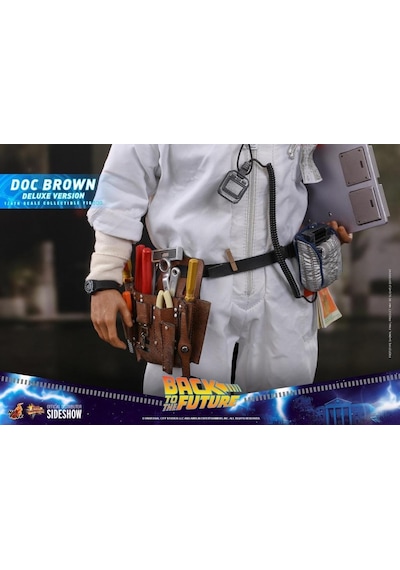Hot Toys Doc Brown Deluxe Version Sixth Scale Figure - 909291 - Mms610 - Back To The Future / Bttf Movie