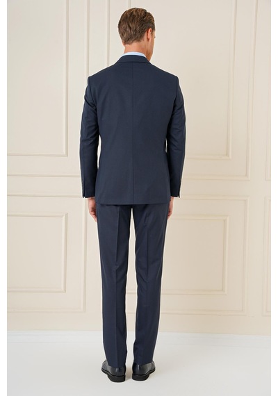 Efor Slim Fit Kırlangıç Yaka Çift Yırtmaçlı Yelekli Klasik Lacivert Takım Elbise Tk 895 Lacivert Efor Slim Fit Kırlangıç Yaka Çift Yırtmaçlı Yelekli Klasik Lacivert Takım Elbise Tk 895 Lacivert
