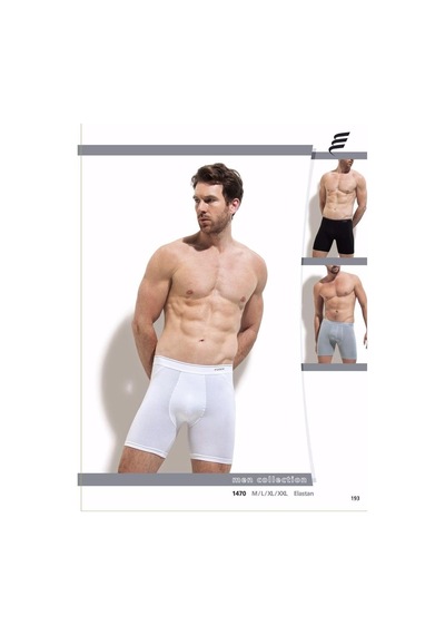 6 Adet Erdem 1470 Erkek Likralı Uzun Boxer