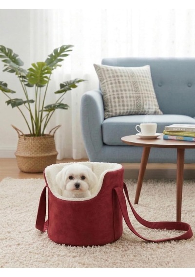 Tr Milano Kedi Köpek El Omuz Taşıma Çantası, Evcil Hayvan Seyahat Çantası, Kırmızı