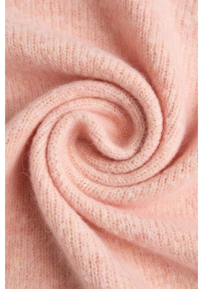 Defacto Yün Karışımlı Bisiklet Yaka Oversize Fit Triko Kazak F3256ax25wnpn450 Pembe-pn450