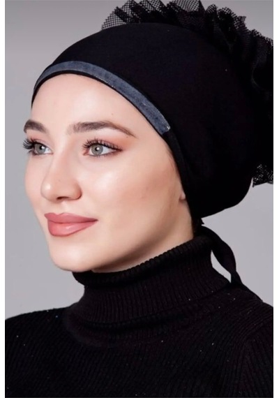 Ardün Hijab Silikonlu Fırfırlı Bone Kaymayan Topuz Bonesi Dikişsiz Siyah Konforlu Pratik Bone Siyah - 936723216 Siyah Ardün Hijab Silikonlu Fırfırlı Bone Kaymayan Topuz Bonesi Dikişsiz Siyah Konforlu Pratik Bone Siyah - 936723216 Siyah