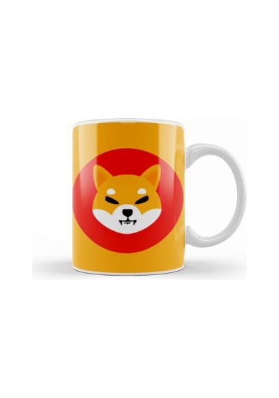 Shiba Inu Coin Kupa Bardak Porselen No13956 Karışık