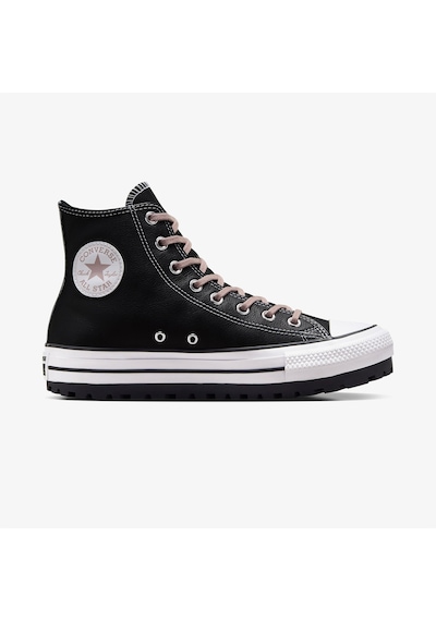 Converse Chuck Taylor All Star City Trek Su Geçirmez Unisex Siyah Deri Bot