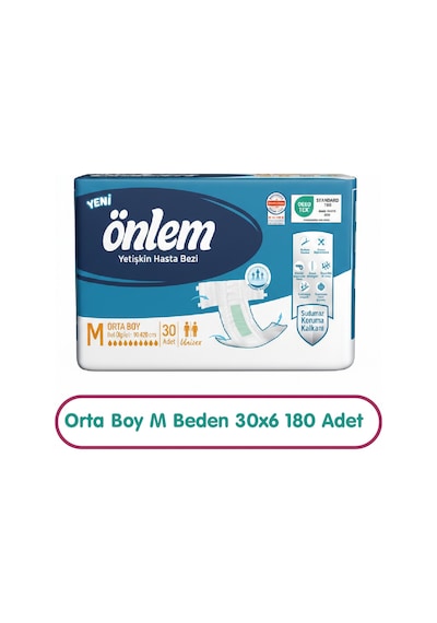 Önlem Hasta Bezi M Beden 30x6 180 Adet M