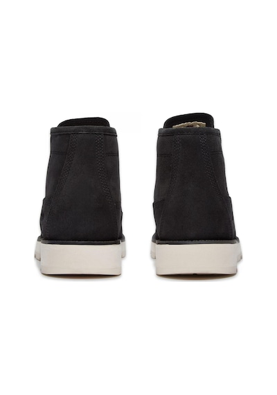 Timberland Tb0a6cep Britton Mills Mid Lace Up Chukka Boot Süet Siyah Erkek Bot Süet Siyah