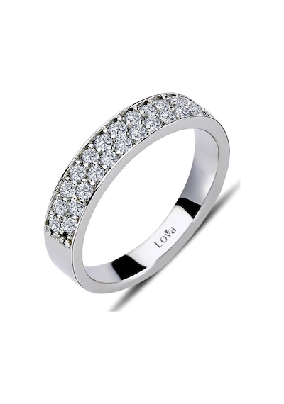 Lova 0,50 Karat Pırlanta Yarımtur Yüzük - 1060102