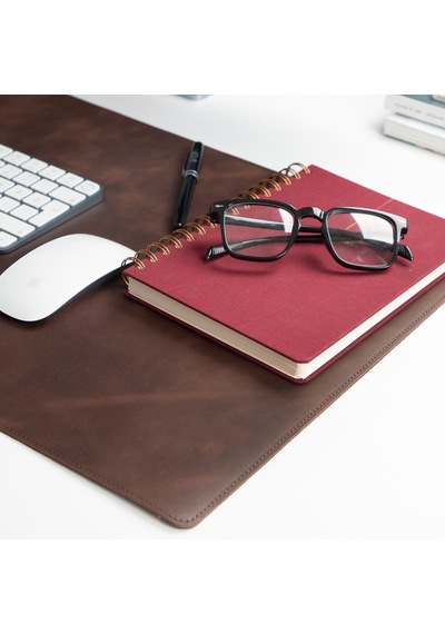 Atelier 91 Saddle Heritage Leather Desk Mat - Medium M
