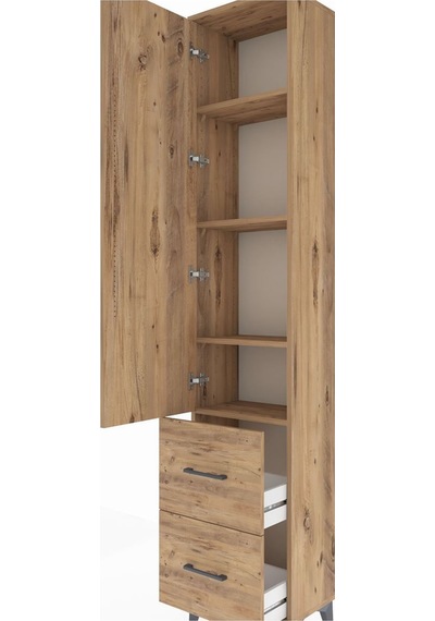 Arges Dolap 4 Raflı 2 Çekmeceli Tek Kapaklı 44x30x221 Çam-çam Atlas Çam Arges Dolap 4 Raflı 2 Çekmeceli Tek Kapaklı 44x30x221 Çam-çam Atlas Çam