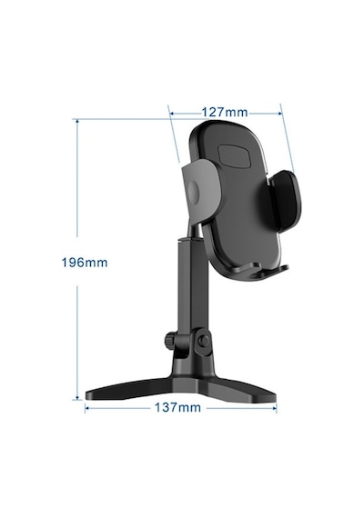 Masaüstü Telefon Standı 360 Derece Dönebilen Başlıklı Ayaklı Telefon Tripodu Çok Renkli