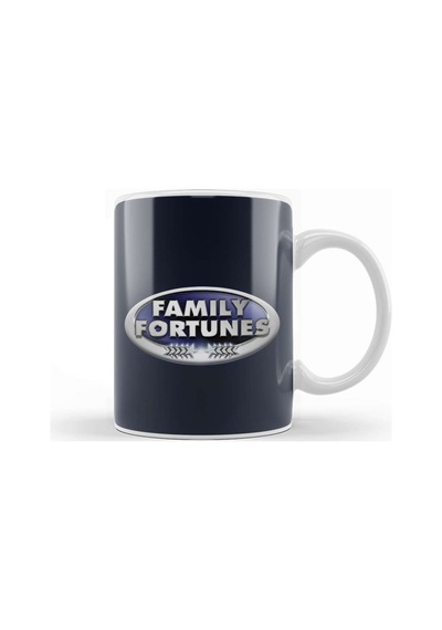Retro Family Fortunes Logo Kupa Bardak Porselen Karışık
