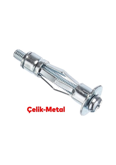 Çelik Alçıpan Ve Boşluk Dübel Frt Tuğla Paraşüt Duvar Bims 3x46 Metal 5 Adet