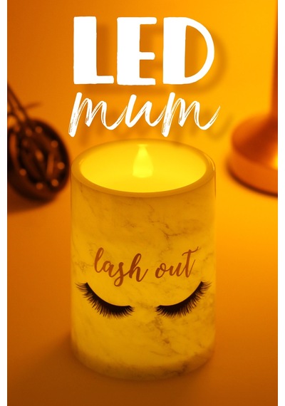 3lü Led Mum Kirpik Çelenk Flamingo Bardak Tipi Pilli Dumansız Alevli Dekoratif Yapay Mum Dekor Lamba