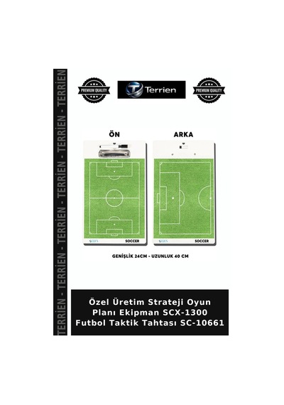 Özel Üretim Strateji Oyun Planı Ekipman Scx-1300 Futbol Taktik Tahtası Sc-10661 Çok Renkli