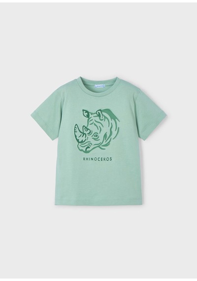 Mayoral Kabartmalı Erkek Çocuk T-shirt 3042m Yeşil