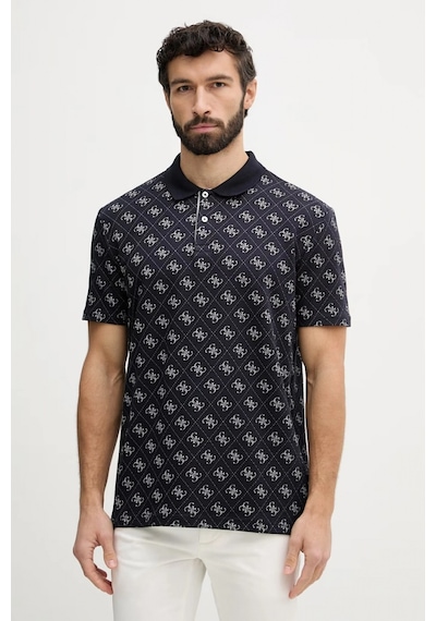 Guess Kısa Kollu Tamamı 4g Jakarlı Polo Yakalı Erkek Lacivert Polo T-shirt M6gp04k3073-fbdb Lacivert Guess Kısa Kollu Tamamı 4g Jakarlı Polo Yakalı Erkek Lacivert Polo T-shirt M6gp04k3073-fbdb Lacivert