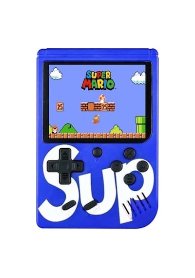Sup 400 Oyunlu 3" Mini Atari Retro Game Nostalji Oyunlar, Mavi, 455