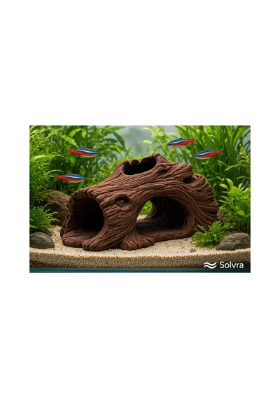 Doğal Driftwood Mağara Akvaryum Dekorasyonu