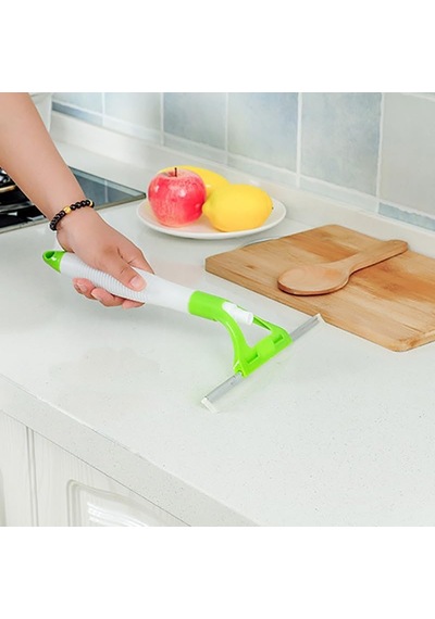 Lexroo Çok Amaçlı Spreyli Cam Silecek, 31x25 Cm Yeşil