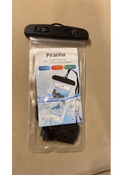Piranha 5439 Su Geçirmez Telefon Kılıfı Waterproof Phone Pouch 5.5"-6.3" Şeffaf