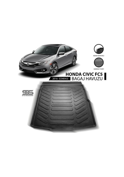 Honda Civic Fc5 3d Bagaj Havuzu Araca Özel Sts Oto Aksesuar