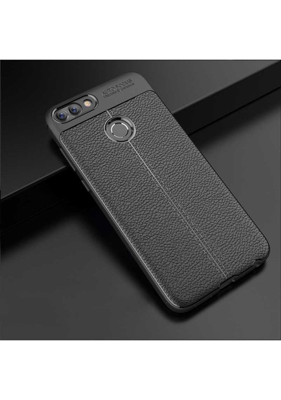 Huawei P Smart Kılıf Zore Niss Deri Desenli Silikon Kılıf (500612679)