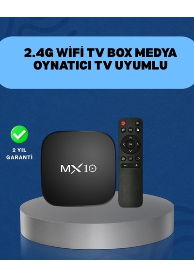 4k Medya Kutusu Hdmı-usb Bağlantılı Android Tv Çözümü Çok Renkli